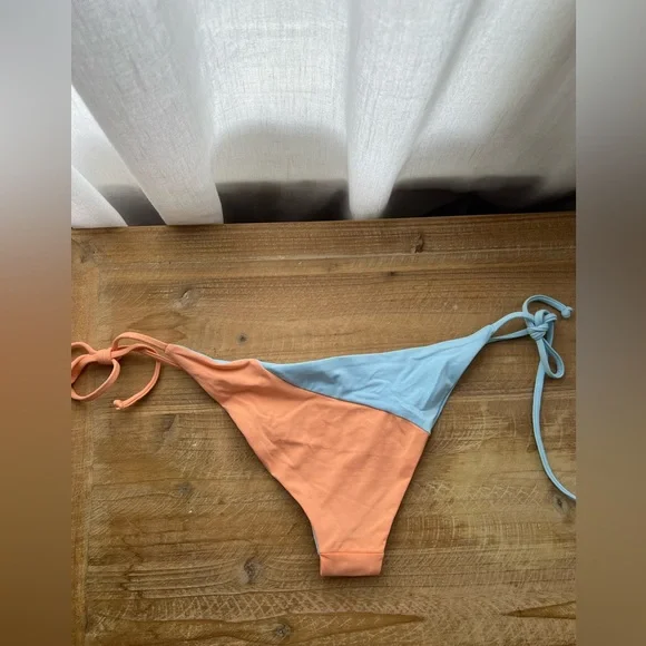 L* Space Orange and Blue Dani Classic Bikini Bottom Women's Small - Picture 5 of 9